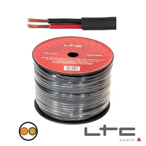 Cabo Coluna 2x1.50mm Preto/Vermelho 100m Ltc - (CHP1.5RND)