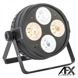 Projetor Par C/ 4 LEDS COB 50W 3200-8000K DMX IP65 AFXLIGHT - (CLUB-WHITE450)