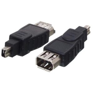 Ficha Adaptadora FireWire 4p Macho / 6p Fêmea - (CMP-ADAP13)