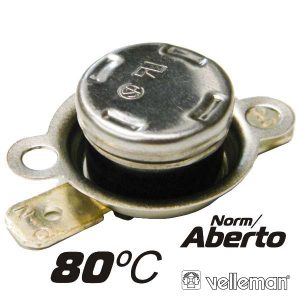 Protector De Circuito Térmico Norm/Aberto 80ºc VELLEMAN - (CPA80)