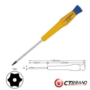 Chave Torx C/ Furo T09h 150mm Ctbrand - (CT-509T9H)