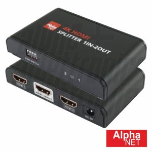 Distribuidor Comutador HDMI 1 Entrada 2 Saídas Smart Edid - (CT302/20)