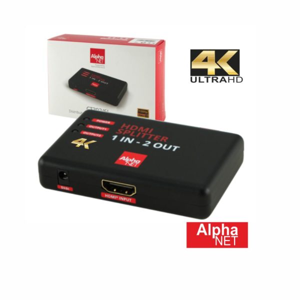 Distribuidor HDMI Amplificado 1 Entrada 2 Saídas 4k - (CT302/6-1)