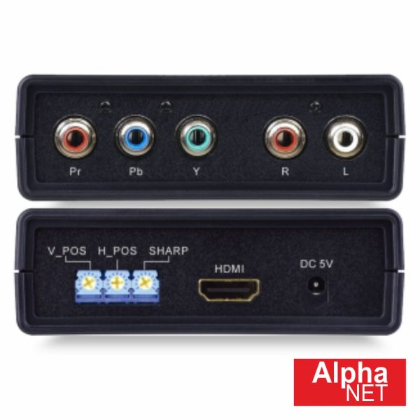 Distribuidor Componentes + Áudio P/ HDMI Alphanet - (CT354/1)