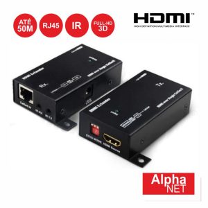 Extensor de Sinal HDMI Via RJ45 CAT5/6  50m Ir Alphanet - (CT373/5)