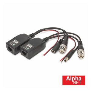 Conversor Passivo 2x Balun Vídeo C/ DC RJ45 - (CT836/1)