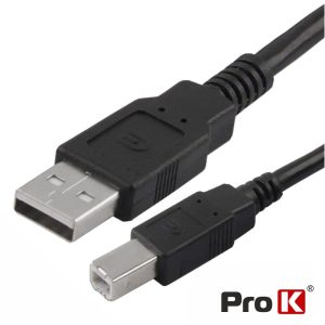 Cabo USB-A 2.0 Macho / USB-B Macho 0.50m PROK - (CUSB349/75)