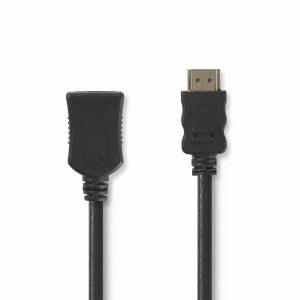 Cabo HDMI Dourado Macho / Fêmea 1.4 Preto 2M - (CVGP34090BK20)