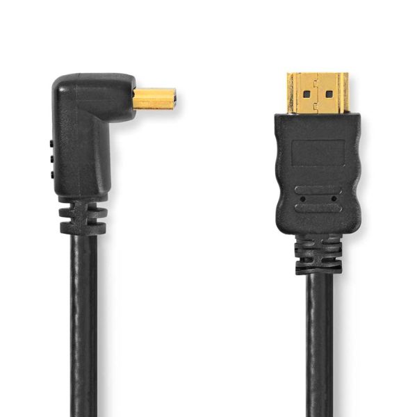 Cabo HDMI Dourado Macho / Macho 2.0 4K Preto 1.5m 90º - (CVGP34210BK15)