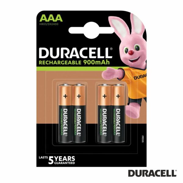 Pilha Ultra Recarregável AAA 1.2V 900mA 4X DURACELL - (DHR03-A900)