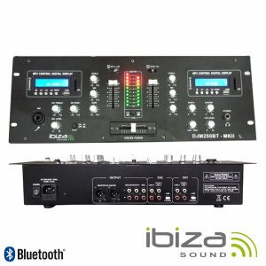 Mesa De Mistura 2 Canais 7 Entradas USB/BT/SD IBIZA - (DJM250BT-MKII)