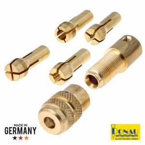 Conjunto De Cabeça P/ Brocas 0.3-3.2mm E 4 Pinças Donau - (DN1504)