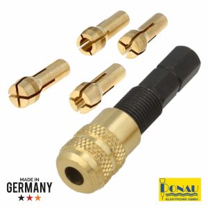 Chave Hexagonal 6.35mm 1/4" 0.3-3.2mm E 4 Pinças Donau - (DN1537)