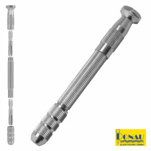 Chave Porta-Ferramentas Brocas Ø0.1-3.2mm C/ 2 Pinças Donau - (DNMWH20)