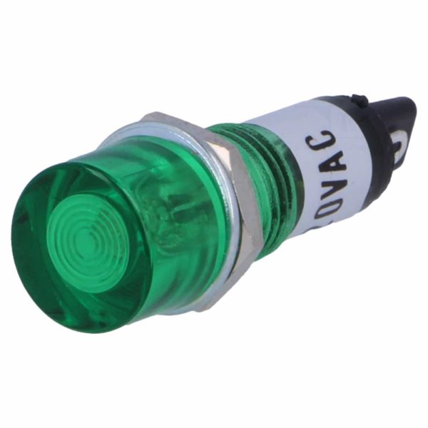 Luz Piloto Redondo Verde 10mm 220V - (DRDF220GN)