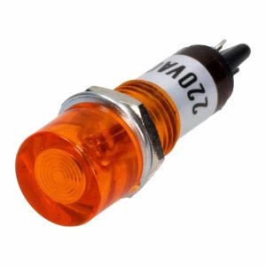 Luz Piloto Redondo Laranja 10mm 220V - (DRDF220YL)