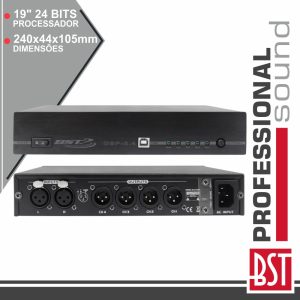 Processador De Áudio Digital 19" 24 Bits USB BST - (DSP-2.4)