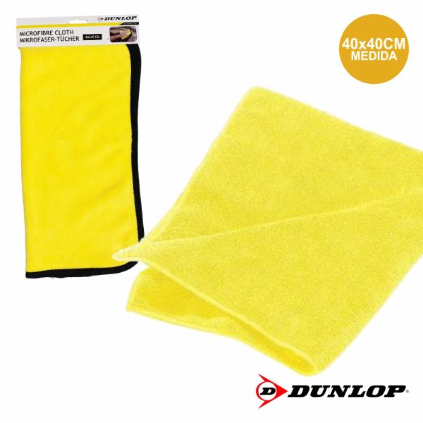 Pano Limpeza Automóvel Microfibras Dunlop - (DUN227)