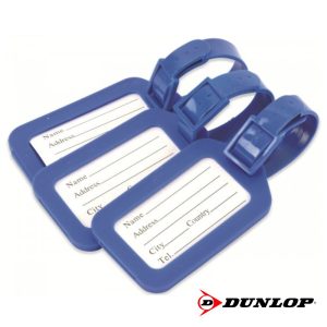 Conjunto 3 Placas De Identificação P/ Bagagens Dunlop - (DUN476)