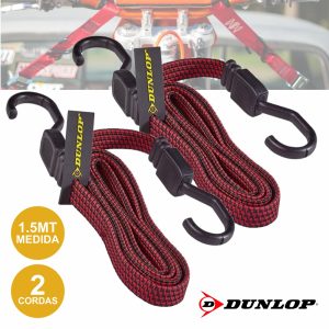 Conjunto Cordas Elásticas Segurança 2x 1.5m Dunlop - (DUN654)