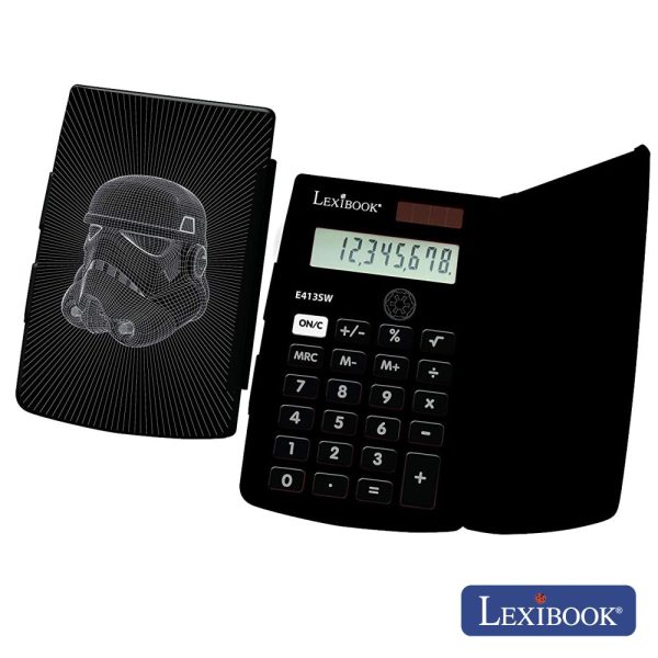 Máquina Calculadora 8 Dígitos Solar Star Wars Lexibook - (E413SW)