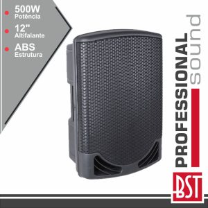 Coluna Amplificada Pro 12" 500Wmáx Abs BST - (ECL12A)