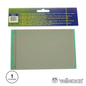 Placa Circuito Impresso Perfurada Em Pontos 100x160mm - (ECS1)