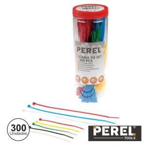 Conjunto 300 Abraçadeiras Nylon Perel - (ECTM300)