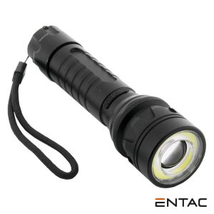 Lanterna C/ 1 LED Cree 8W Zoom 700lm IP65 ENTAC - (EFL-ZOOM-8W-ALU)