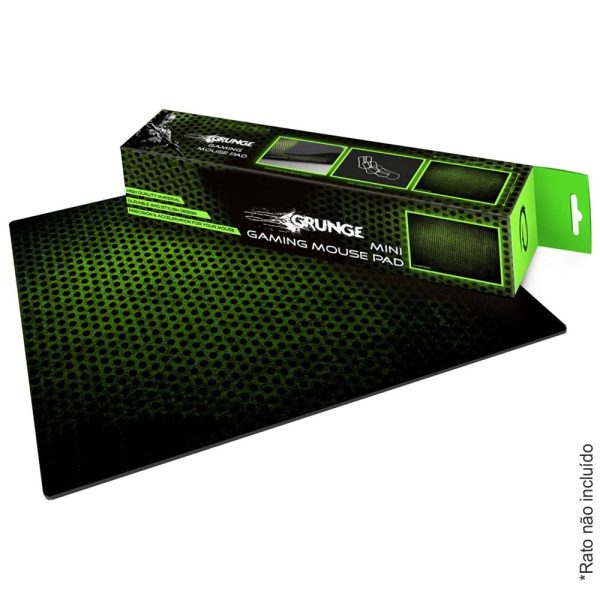 Tapete P/ Rato Gamers M 30x24 Verde E Preto - (EGP102G)