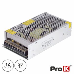 Fonte De Alimentação Industrial 12V 250W 20a PROK - (FAI12V-20AS)