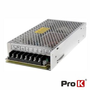 Fonte de Alimentação Industrial 24V 200W 8.5A PROK - (FAI24V-8.5A(N))