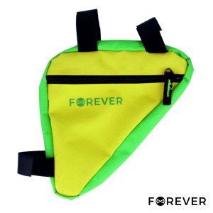 Bolsa de Bicicleta P/ Quadro Amarelo E Verde FOREVER - (FB-100/YG)