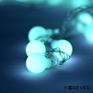 Luzes de Natal 30 LED Branco Frio Bolas Decorativas 5m - (FB52)