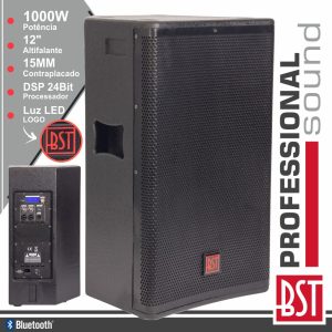 Coluna Amplificada Pro 12" 1000W 4 Modos BT BST - (FIRST-SA12DSP2)