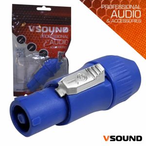 Ficha Powercon Macho de 3p VSOUND - (FPS503A)