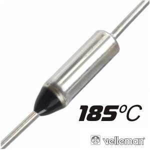 Fusível Térmico 185ºc 250v VELLEMAN - (FT185)