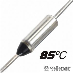 Fusível Térmico 85ºc 250v VELLEMAN - (FT85)