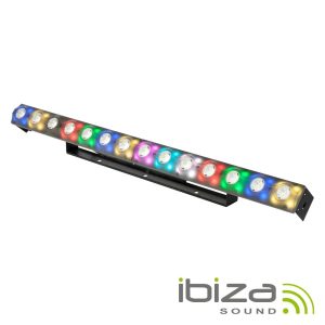 Barra De LEDS 2em1 C/ 14+56  LEDS Strobe DMX powerCON IBIZA - (FXBAR140)