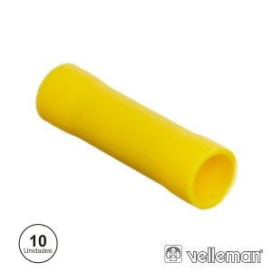 Terminal Redondo Isolado 4-6mm² 10X Amarelo VELLEMAN - (FYBC)