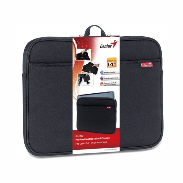 Bolsa Laptop/Tablet 14.1" Preto GENIUS - (G-S1400)