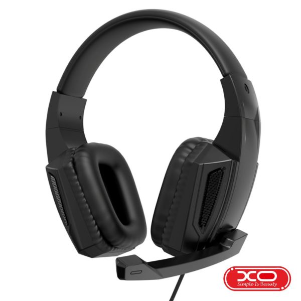 Auscultadores Gaming C/ Fios Preto XO - (GE-01-BK)