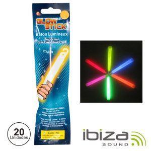 Conjunto 20 Barras Luminescentes Multicor 150mm IBIZA - (GS15-150H)