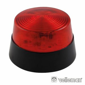 Sinalizador LED Intermitente 15 LEDS Vermelho VELLEMAN - (HAA40RN)