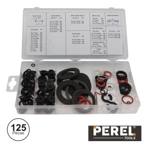 Kit De Anilhas e O-Rings 125x Perel - (HAS01)