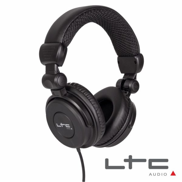 Auscultadores DJ Articulados Pretos Ltc - (HDJ805)