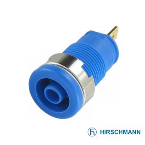 Ficha De Segurança Isolada 4mm / Azul Hirschmann - (HM2421S)