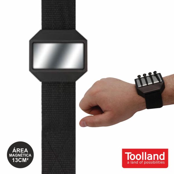 Pulseira Magnética 13cm² TOOLLAND - (HPUT4)