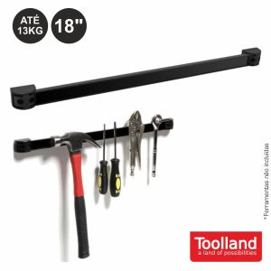 Barra Magnética P/ Ferramentas 18" / 46cm 13kg TOOLLAND - (HPUT5)