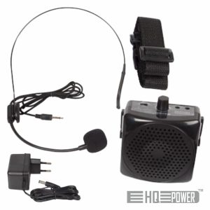 Sistema PA Portátil 5W Aux/Bat C/ Mic HQ POWER - (HQPA10001)